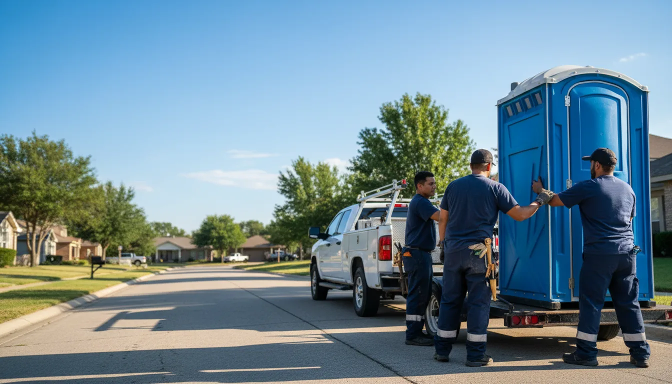 Portable Toilet Rental in Falcon Heights, TX near me
